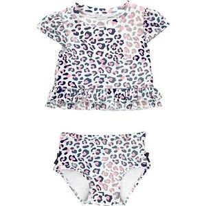 RuffleButts Short Sleeve Rash Guard Bathing Suit Size 18-24 months NWOT